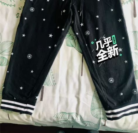 正品Converse匡威大童女孩初秋七分裤...
