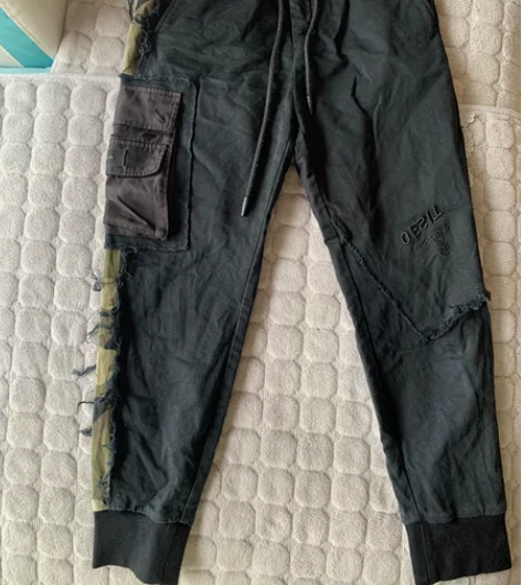 欧货男士纯棉工装裤，尺码29，质量很好，老...