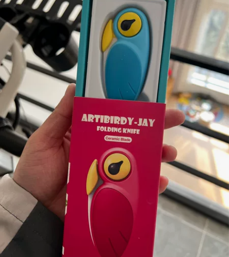 全新陶瓷刀只有蓝色。artiart水果刀陶...