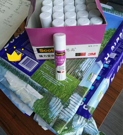 3M思高进口固体胶可变色高粘度无毒儿童固体...