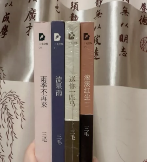 三毛书籍一套《雨季不再来》《流星雨》《滚滚...