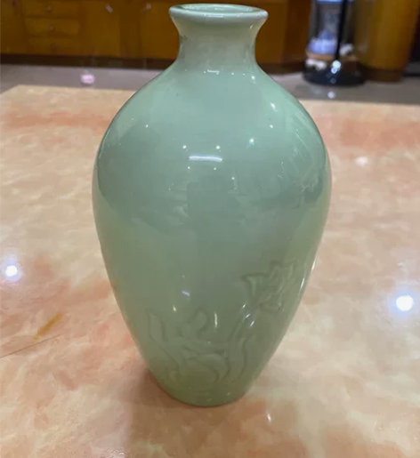 景德镇陶瓷花瓶摆件客厅新中式插花干花台面桌...