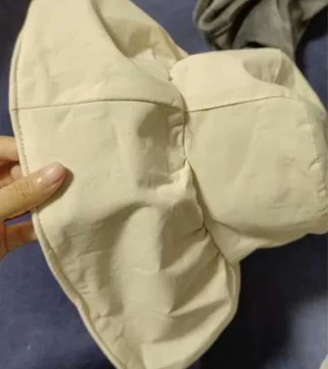 渔夫帽防晒帽，米白色 全新，送防风绳，邮寄...