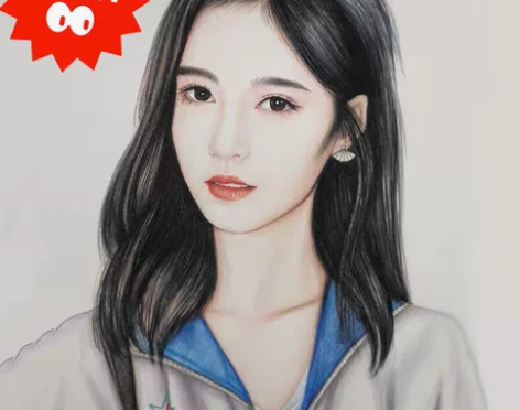 彩铅画像定制手绘素描人物肖像画写实头像 礼...