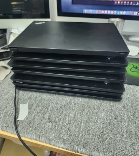 处理公司停止运营剩下的几台联想ThinkP...