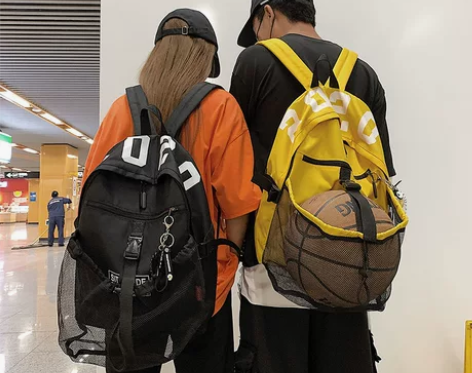 篮球包男双肩大容量训练运动多功能背包抽绳潮...