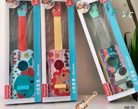 全新大号费雪尤克里里儿童初学者可弹奏小吉他...