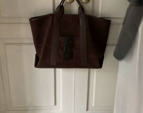 肉肉陈Whiterm韩版秋冬女包复古绒面大...