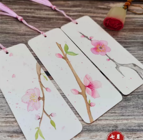 不断更新中~纯手绘水彩书签价格在图中都有标...