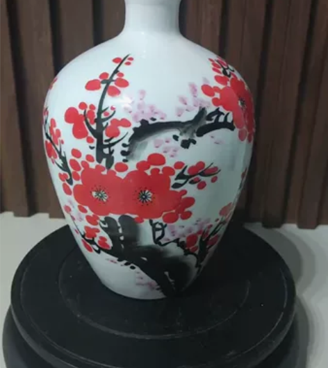 【公益宝贝??】景德镇艺术瓷厂粉彩花插花瓶...