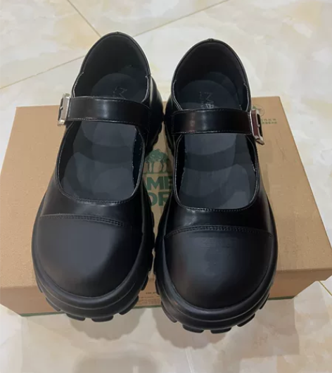 大头娃娃鞋，公主风，真皮， 38码，百搭款...