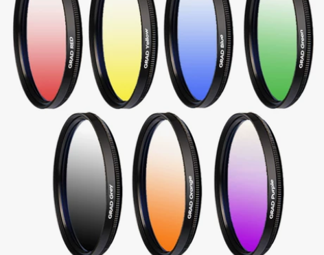渐变镜套装46mm 五种颜色 （橙 黄 绿...