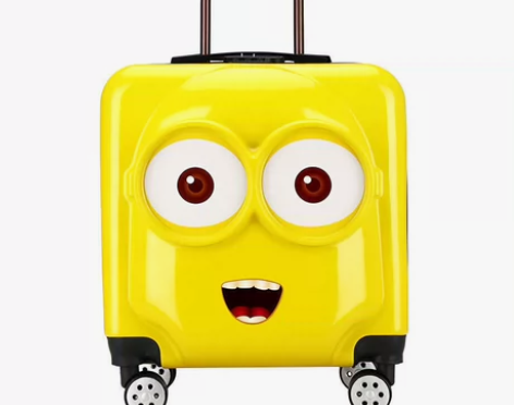 【全新】18寸可登机拉杆箱！小黄人拉杆箱，...