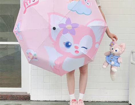 【全新包邮】玲娜贝尔儿童雨伞女可爱小学生女...