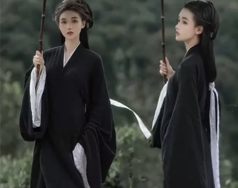 全新 古装女汉服魏晋风有香如故直琚棉麻大袖...