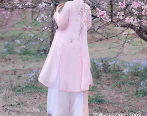 如梦霓裳  褙子 如梦霓裳汉服宋制长褙子-...