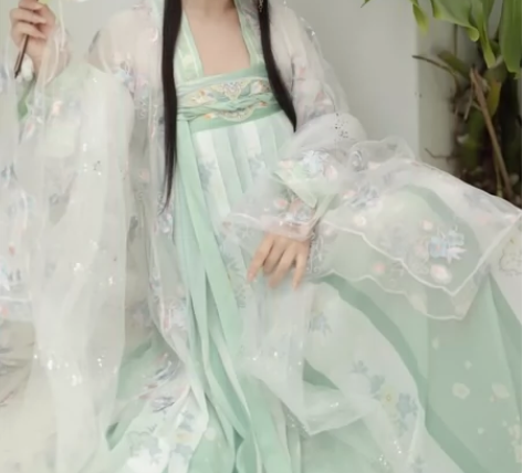 【花不误】茗月萱汉服女齐胸襦裙日常套装刺绣...