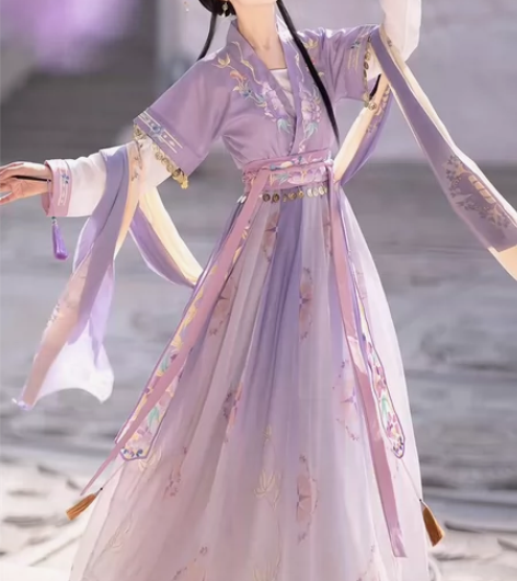 妃亦坊原创汉服【拂铃花】唐制齐腰唐褙子襦裙...