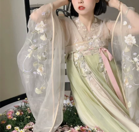 【汉服出租 宣璐同款】七月夕原创汉服 白芙...