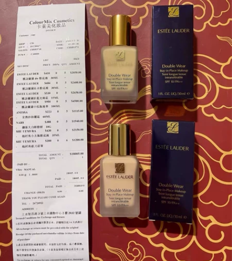 闲置出雅诗兰黛dw粉底液30ml 色号1w...