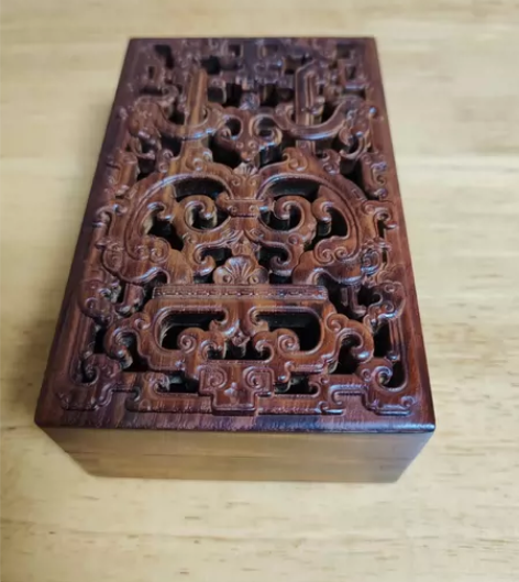 品名:全独板复刻款砚台盒收纳盒 材质:老挝...