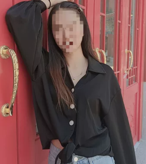 祖艾妈 黑色衬衣 几乎全新 S码 S码，个...