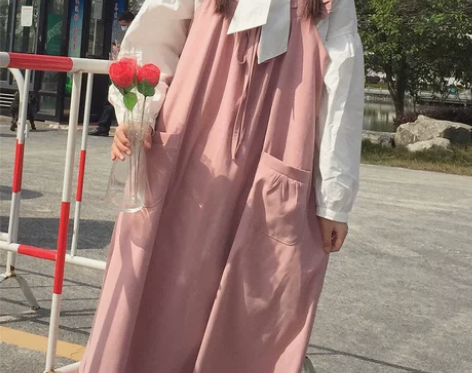 超仙日系小个子春装裙子女2023年新款减龄...