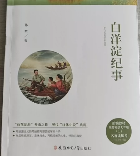 部编教材推荐阅读名著 白洋淀纪事 七年级上...