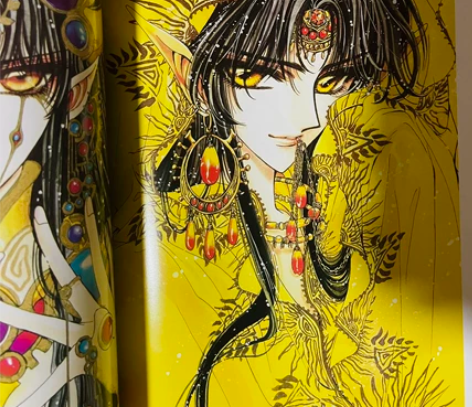 clamp古早绝版设定画集2001年,新干...