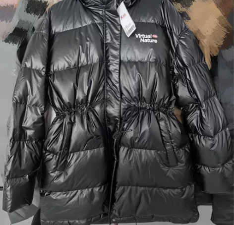 全新正品特步都市系列,连帽羽绒服,男女同款...