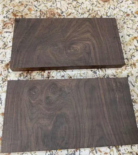 包邮紫光檀DIY木料非洲乌木黑檀佛珠木料唢...