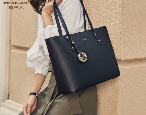 稻草人包包女士时尚高级感单肩包通勤电脑包女...