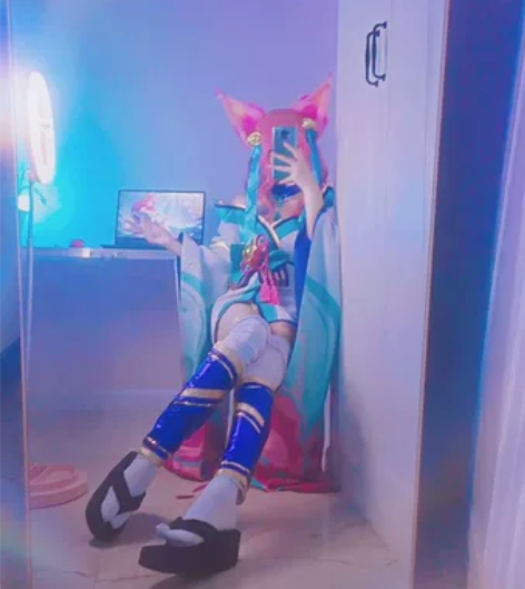 【租/出】小鸟 lol英雄联盟阿狸cos服...