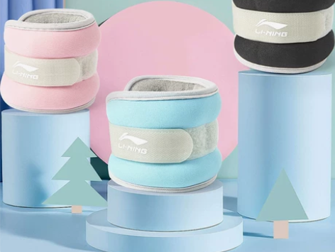 李宁儿童沙袋绑腿负重跳拉丁舞蹈专用跑步训练...