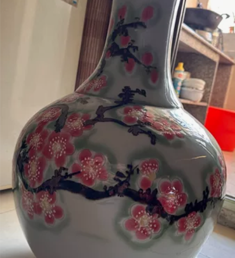 因本人回家急售景德镇“甄”选瓷器花瓶口径2...