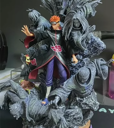 ?火影忍者手办CS晓组织佩恩大型模型 已拆...