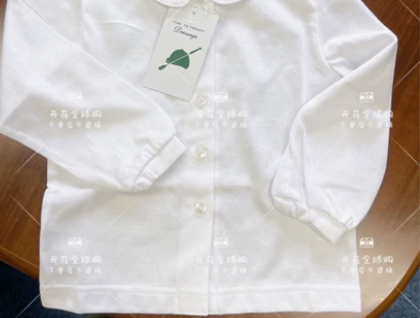 拍前确认库存  帽子牌 刺绣花领子长袖衬衫...