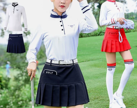 PGM新款高尔夫女装时尚高尔夫球服装女长袖...