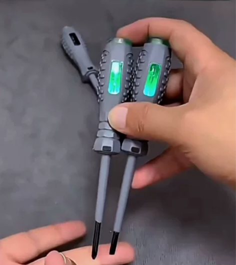 多功能电笔测电工专用高档一字十字电笔螺丝刀...