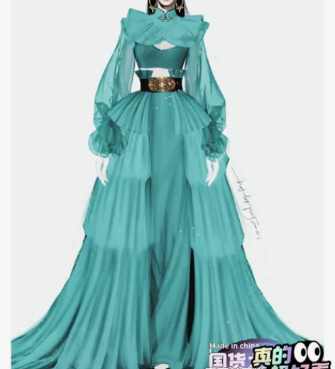 服装设计效果图 女装设计效果图 PS软件 ...