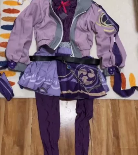 ?三町目原神cos服八重神子雷电将军同人潮...