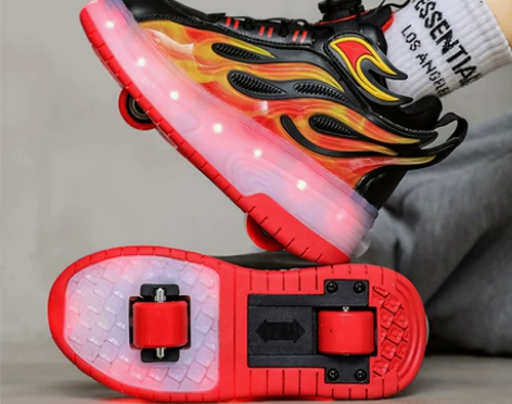 鸿星尓克男童暴走鞋秋冬2024新款儿童旋转...