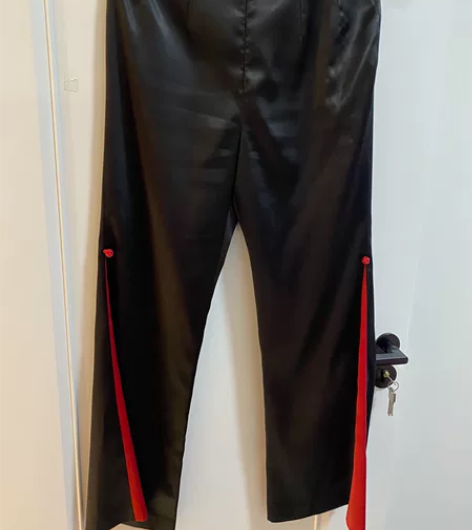 中式定制长裤，L码，腰围66，裤长102，...