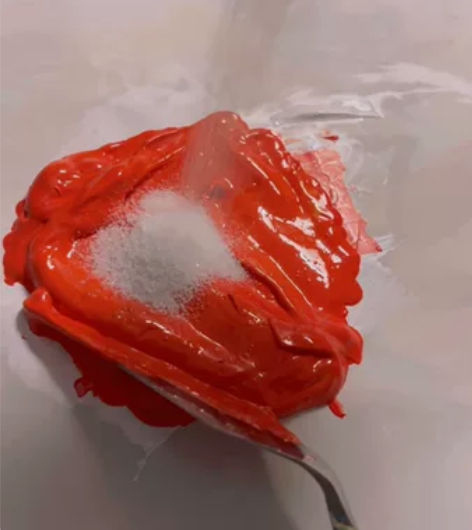 肌理画 装饰画 丙烯画 《烈焰玫瑰》纯手绘...