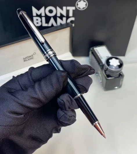 正品万宝龙Montblanc/经典款镀铂金...