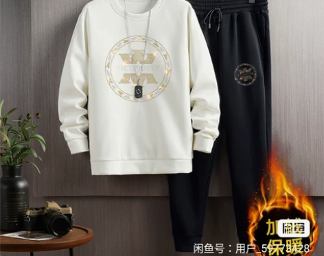 全新特价包邮男士运动套装卫衣卫裤两件套冬季...