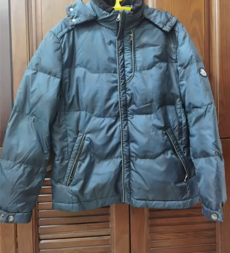 纳维凯尔男士羽绒服，短款，多年前老款，略有...
