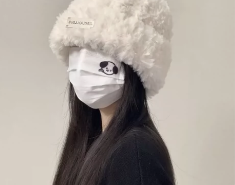 帽子女新款毛线帽秋冬季包头冷帽毛绒帽大头围...