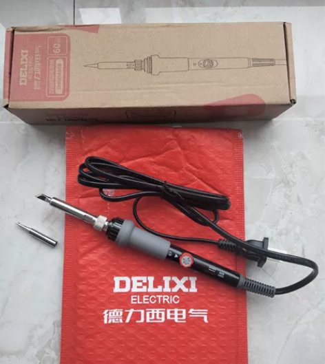 清仓一批德力西60W刀头电烙铁，带圆头烙铁...