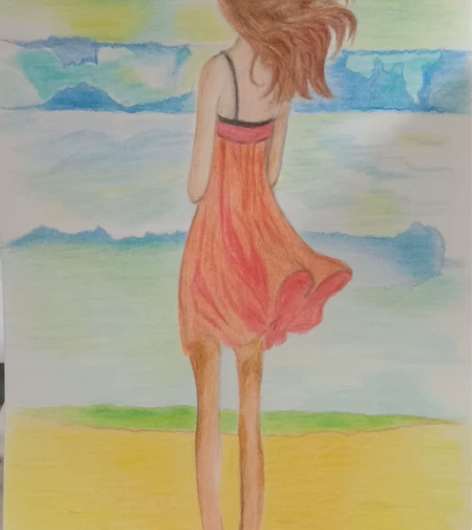 彩铅画?看海的女孩 感兴趣的话点“我想要”...
